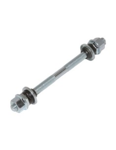 Rear Hub Axle 3/8x175mm Chrome.